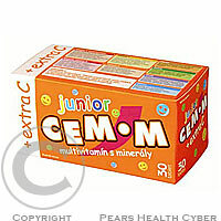 Delpharmea CEM-M Junior+extra vitamin C tbl.30