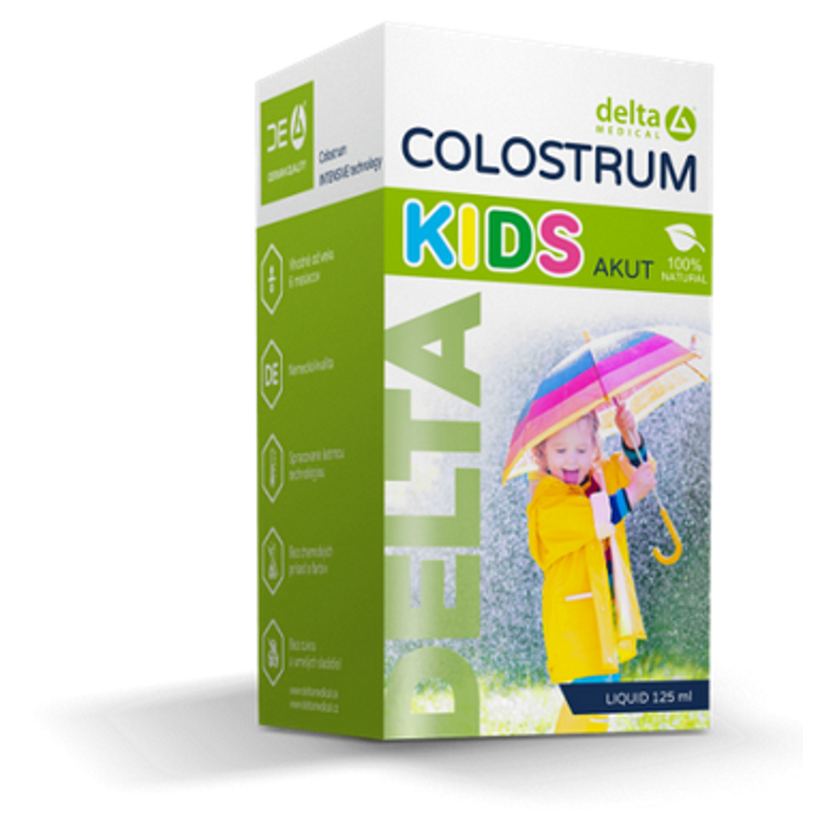 Levně DELTA MEDICAL Colostrum kids AKUT sirup 100% natural 125 ml