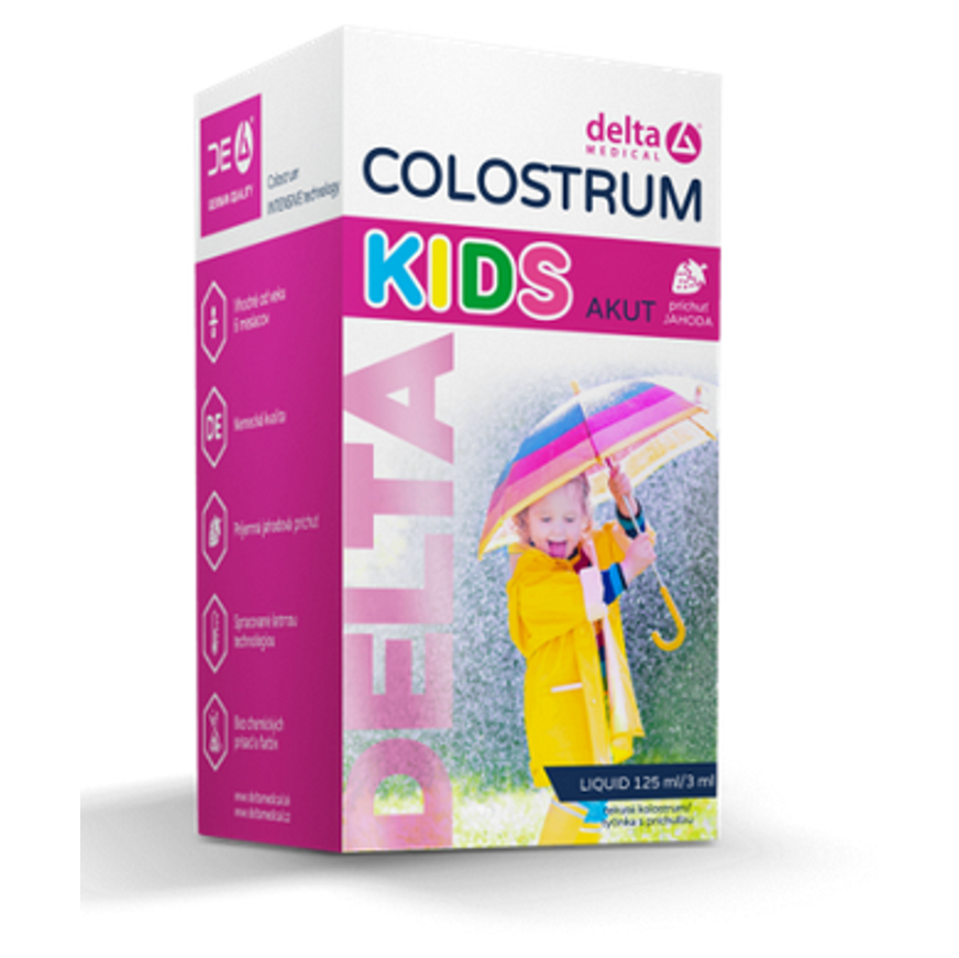 E-shop DELTA MEDICAL Colostrum kids AKUT sirup jahoda 125 ml