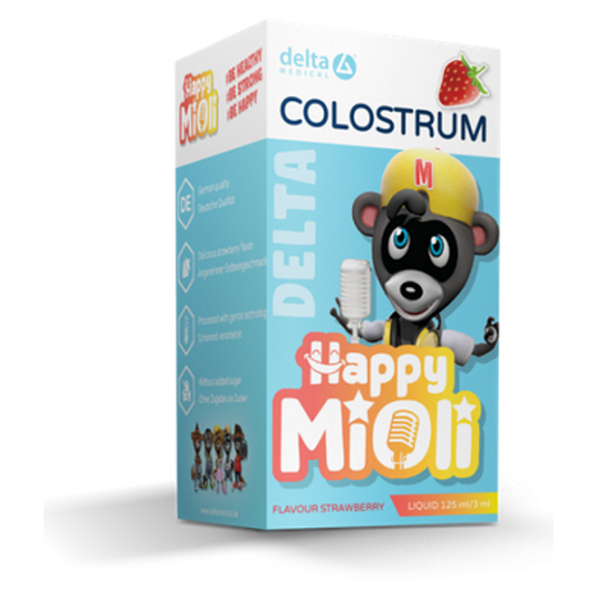 E-shop DELTA MEDICAL Colostrum Happy MiOli liquid jahoda 125 ml