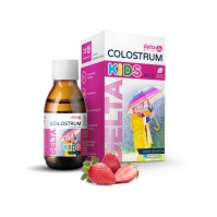 DELTA COLOSTRUM Sirup jahoda kids 125 ml