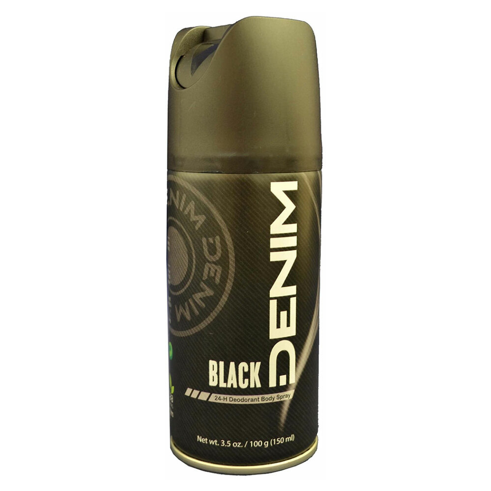 Levně DENIM Black deodorant sprej 150 ml, poškozený obal