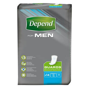 DEPEND For Men 2 inkontinenční vložky pro muže 14 kusů