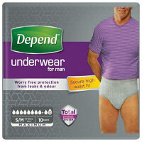 DEPEND Maximum inkontinenční kalhotky pro muže S/M 10 ks