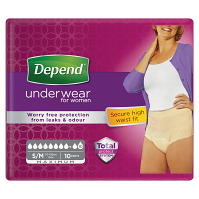 DEPEND Maximum inkontinenční kalhotky velikost S/M 10 kusů