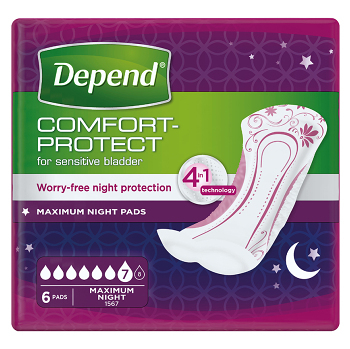DEPEND® Dámské vložky Maximum 6 kusů (Inkontinenční vložky)
