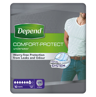 DEPEND Normal inkontinenční kalhotky pro muže velikost S/M 10 kusů