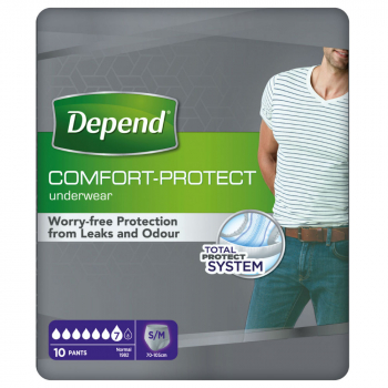 DEPEND Normal natahovací kalhotky pro muže S/M 10 ks