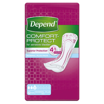 DEPEND® Dámské vložky Normal Plus 12 kusů (Inkontinenční vložky)