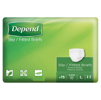 DEPEND® Plenkové kalhotky Slip Super velikost L 15 kusů