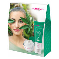 DERMACOL Cannabis I. Pleťový krém 50 ml + Pleťová maska 100 ml Dárkové balení