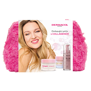 DERMACOL Collagen Care + serum Dárkové balení (Kosmetické balíčky) - Denní, Noční