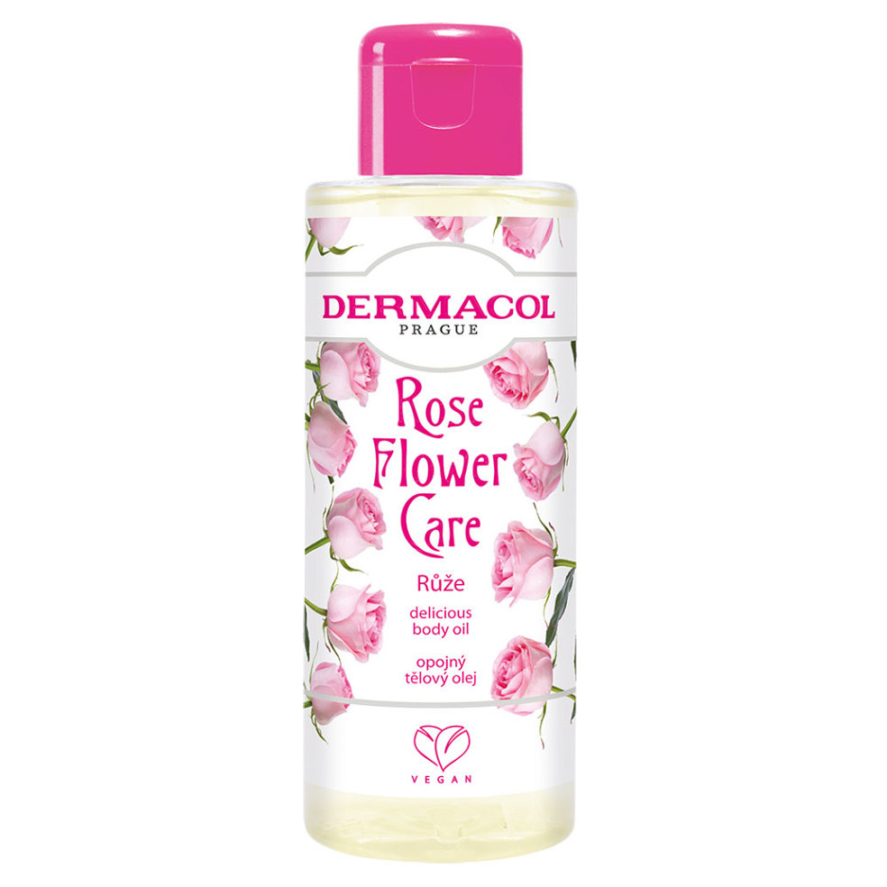 DERMACOL Flower Care Opojný tělový olej Růže 100 ml