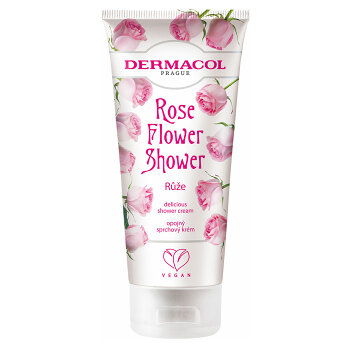 DERMACOL Flower Opojný sprchový krém Růže 200 ml