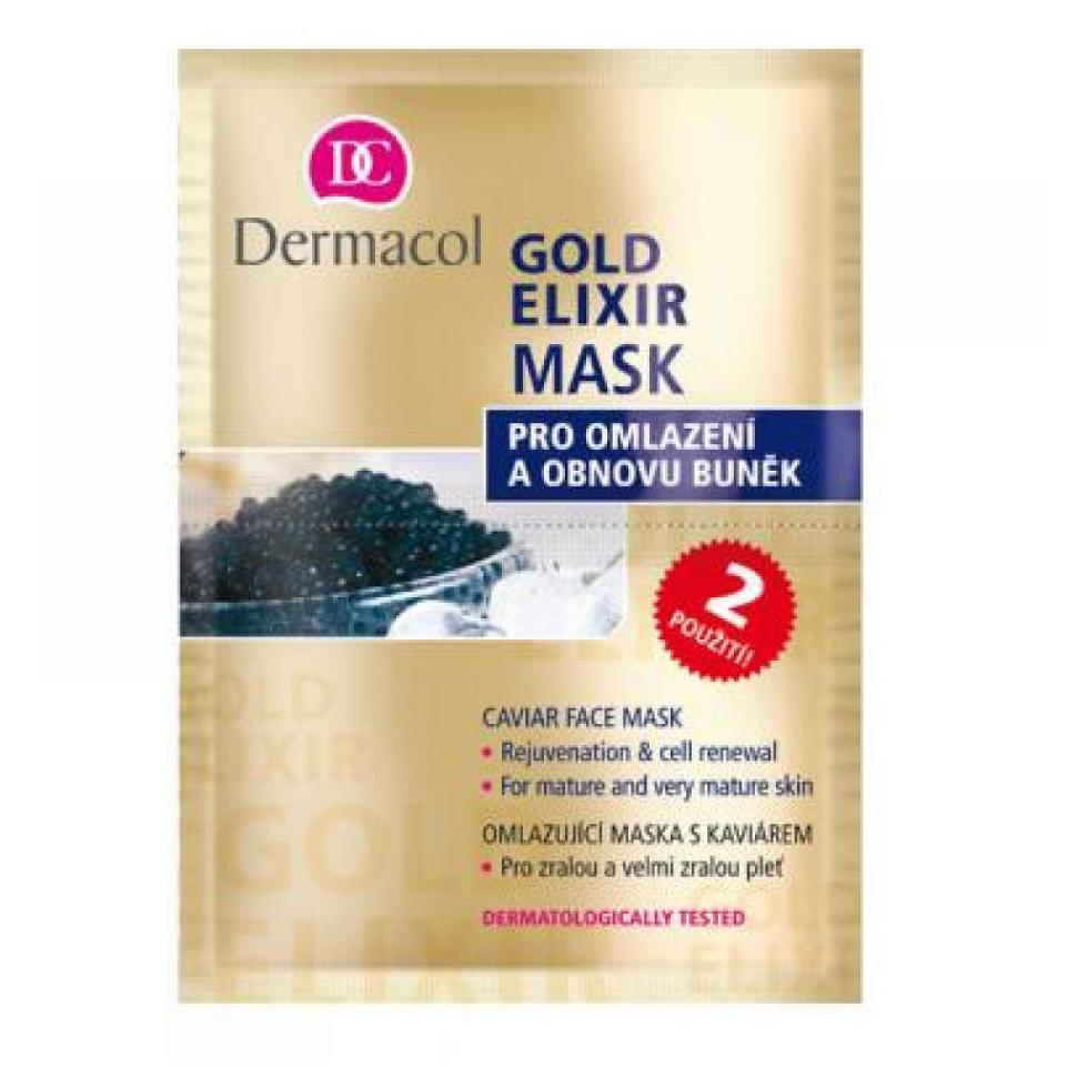 Levně DERMACOL Omlazující maska s kaviárem 2x8 g