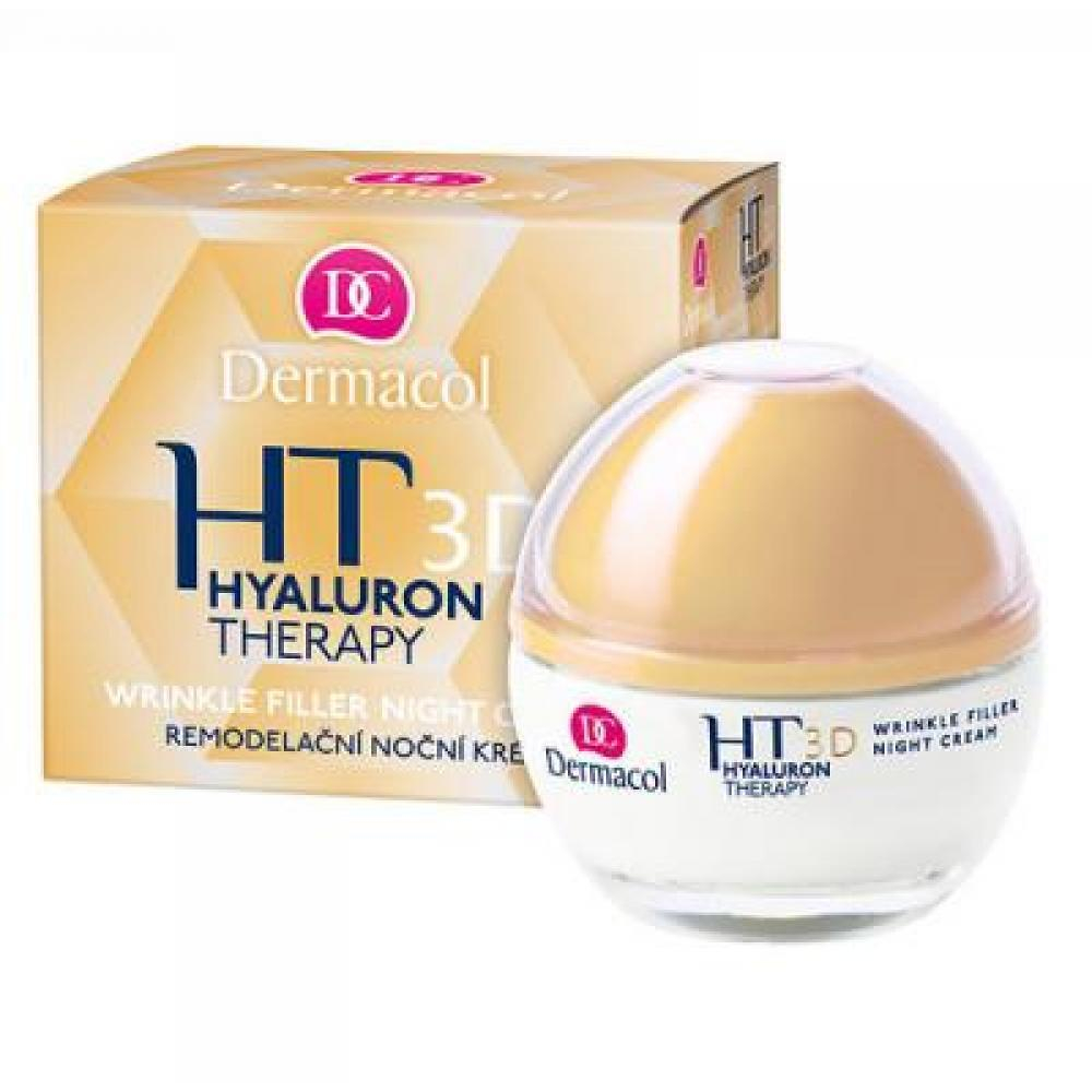 Levně DERMACOL 3D Hyaluron Therapy Remodelační noční krém 50 ml