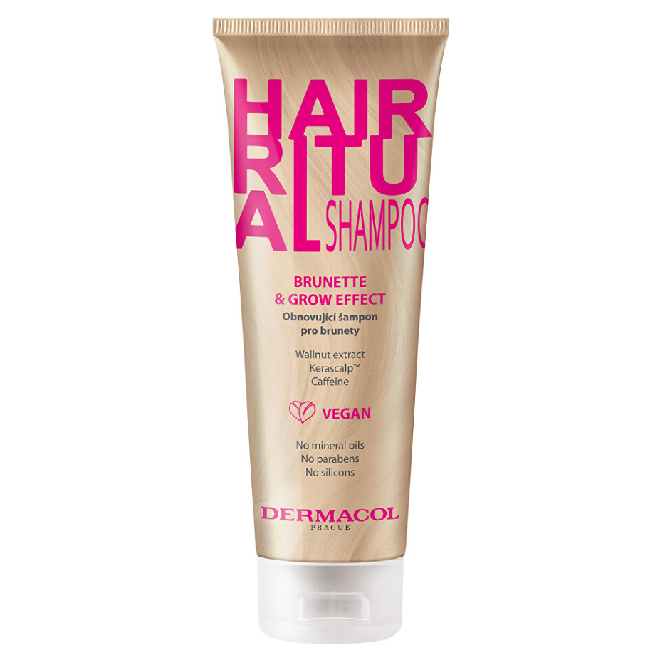 E-shop DERMACOL Hair Ritual Obnovující šampon pro hnědé vlasy 250 ml