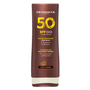 DERMACOL Sun Mléko na opalování SPF50 200 ml (Opalovací mléka) - Voděodolné