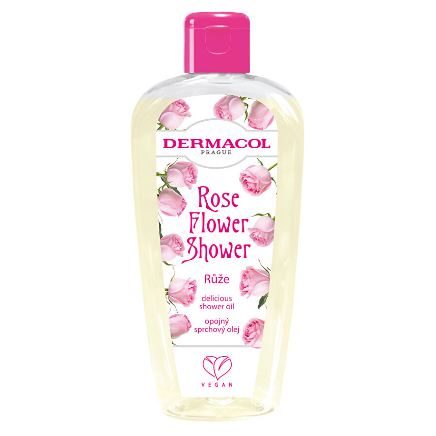 DERMACOL Růže Opojný sprchový olej 200 ml