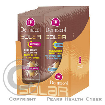 DERMACOL tělové mléko Solar Intense + Bronze 2x20 12 ml