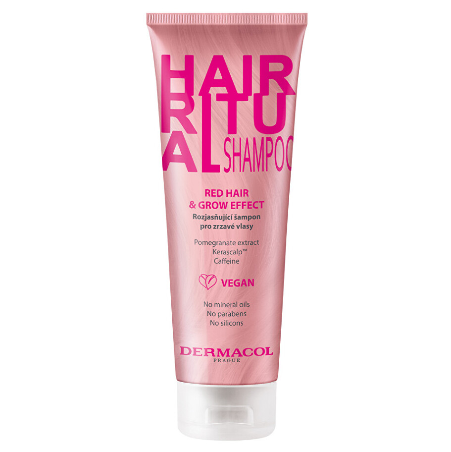 E-shop DERMACOL Hair Ritual Rozjasňující šampon pro zrzavé vlasy 250 ml