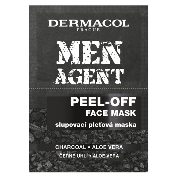 Levně DERMACOL Men Agent Slupovací pleťová maska 2 x 7,5 ml