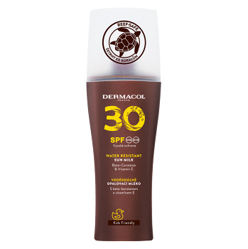 DERMACOL Sun  Mléko na opalování SPF 30 200 ml (Opalovací mléka) - Voděodolné