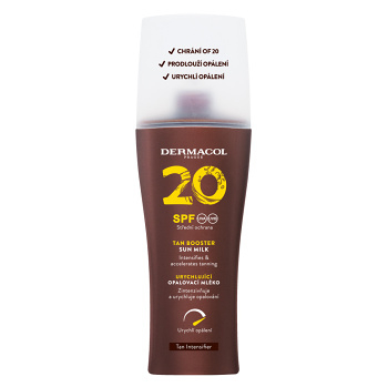 DERMACOL Sun  Mléko urychlující opálení SPF 20 200 ml (Opalovací mléka) - Voděodolné