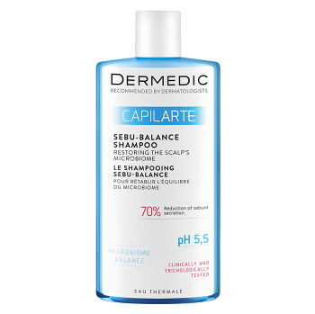 DERMEDIC Capilarte Sebu-Balance Šampon pro mastné vlasy 300 ml (Dermokosmetika šampóny na vlasy)