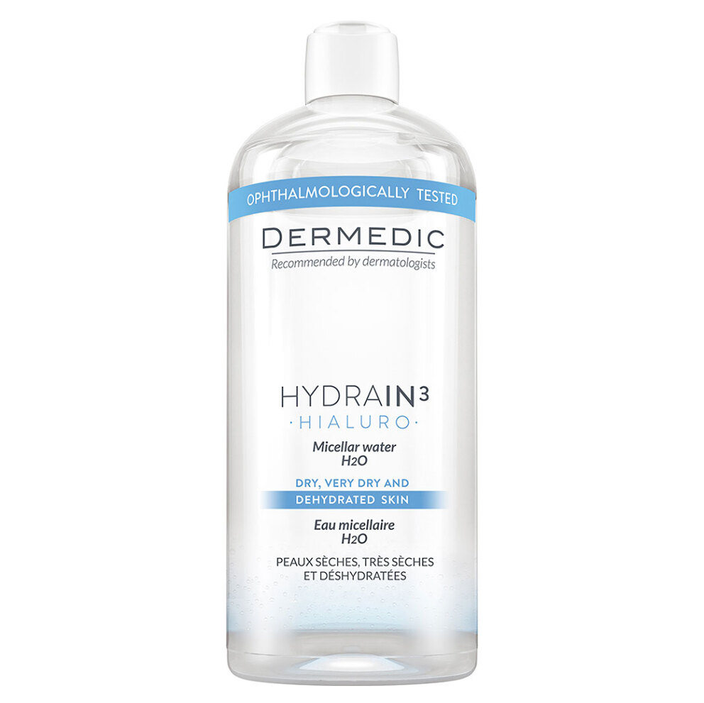 Levně DERMEDIC Hydrain3 Hialuro Micelární voda 500 ml