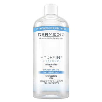 DERMEDIC Hydrain3 Hialuro Micelární voda 500 ml