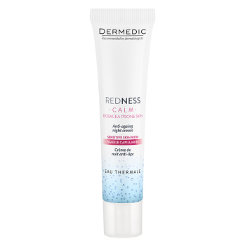 DERMEDIC Redness Noční krém proti vráskám 40 ml (Dermokosmetika pleťové krémy, gely, balzámy) - Dermokosmetika