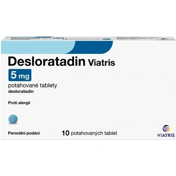 DESLORATADIN Viatris 5 mg 10 tablet (Volně prodejná antihistaminika)