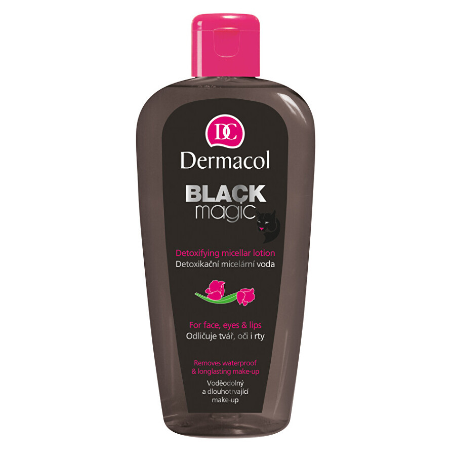 Levně DERMACOL Black Magic Detoxikační micelární voda 200 ml