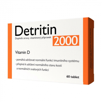 DETRITIN 2000 IU vitaminu D 60 tablet