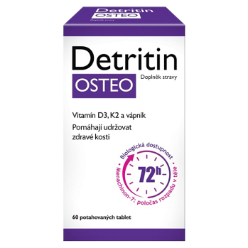 DETRITIN Osteo 60 tablet (Vitamín D) - Vícesložkové