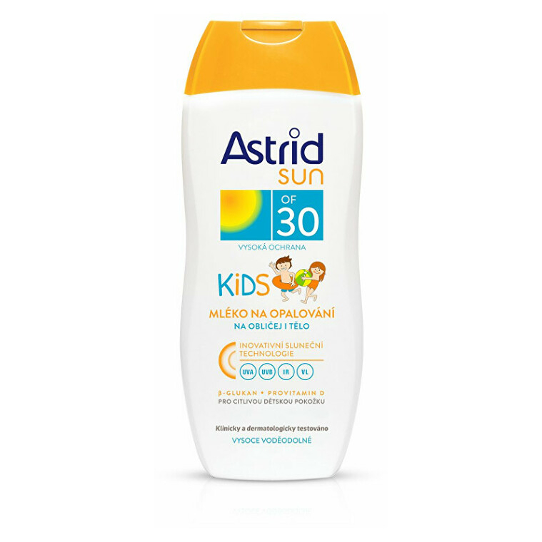 E-shop ASTRID Sun Dětské mléko na opalování OF30 200 ml