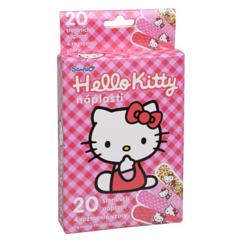 VITALCARE Dětské náplasti Hello Kitty 20 ks