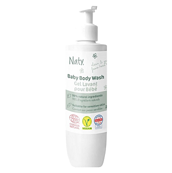 ECO BY NATY Dětské tekuté mýdlo 240 ml (Mýdla a sprchové gely pro děti) - Přírodní, Hypoalergenní, Zvláčňující, Netestováno na zvířatech