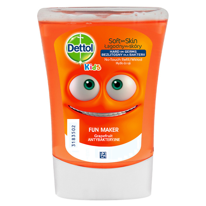 Levně DETTOL Kids Bavič Grapefruit Tekuté mýdlo náplň do bezdotykového dávkovače 250 ml