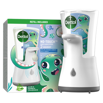DETTOL Kids Bezdotykový dávkovač mýdla Dobrodruh 250 ml (Bezdotykové dávkovače) - Bezdotykový