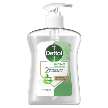 DETTOL Tekuté mýdlo Jemná aloe 250 ml (Tekutá mýdla) - Antibakteriální