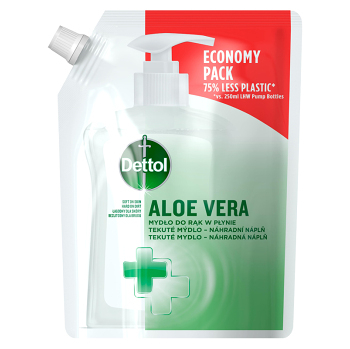 DETTOL Tekuté mýdlo náhradní náplň Aloe Vera a vitamín E 500 ml