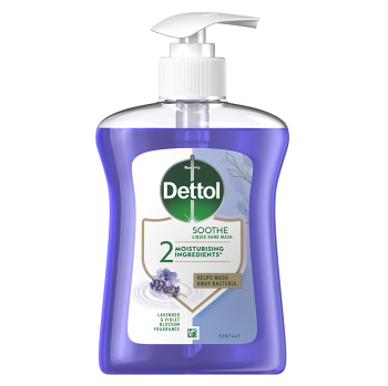 DETTOL Tekuté mýdlo Uklidňující levandule 250 ml (Tekutá mýdla) - Antibakteriální