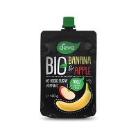 DEVA Ovocná kapsička 100% ovoce Banán, Jablko od 3 let BIO 100 g