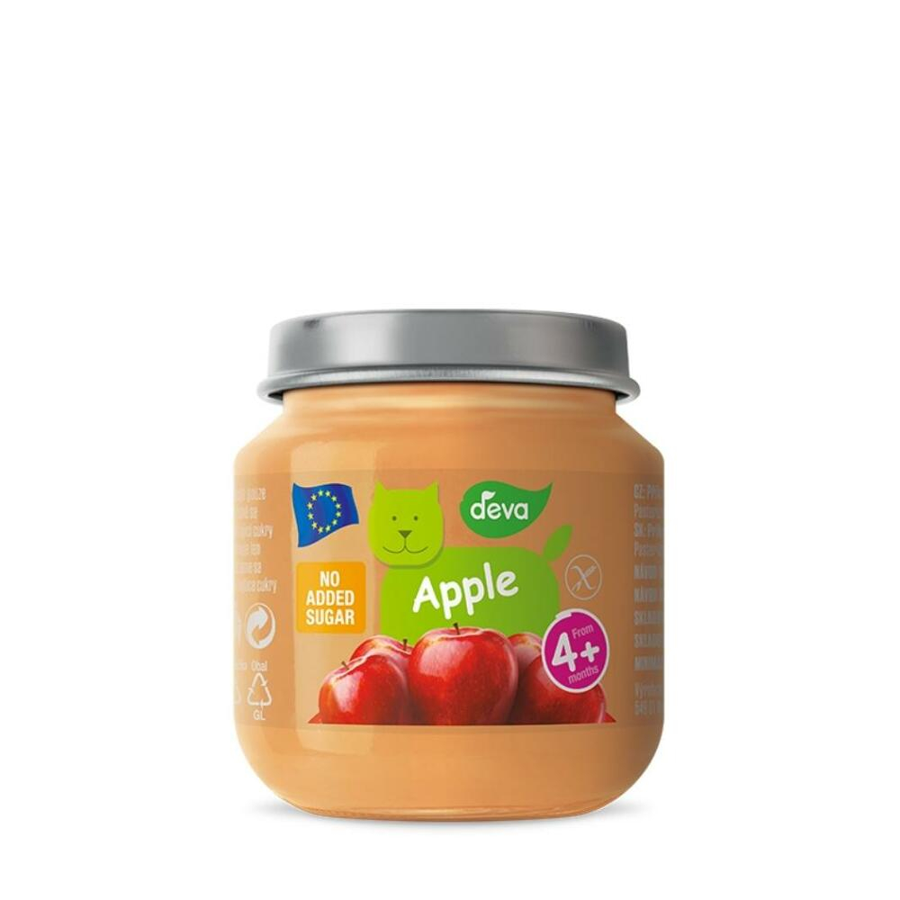 E-shop DEVA Ovocný příkrm Jablko od 4.měsíce 125 g