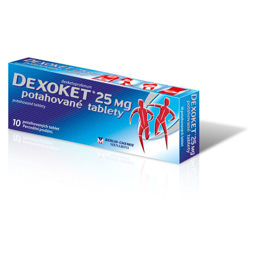 Levně DEXOKET 25 mg 10 tablet II