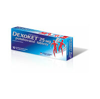 DEXOKET 25 mg 10 tablet II