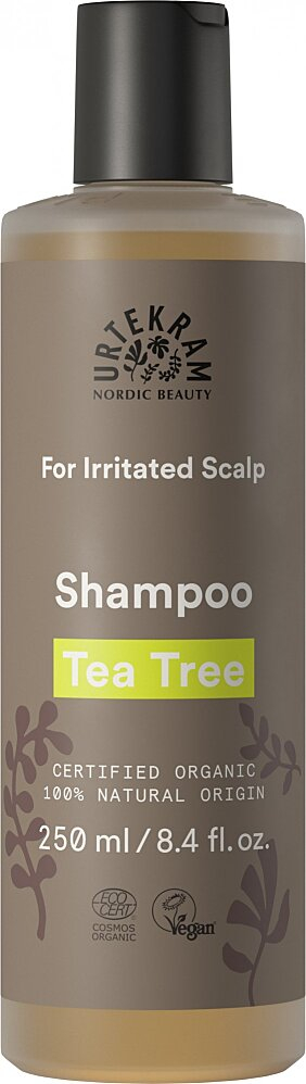 URTEKRAM Šampon s tea tree pro podrážděnou vlasovou pokožku BIO 250 ml