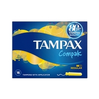 TAMPAX Compak Regular tampony s aplikátorem 16 ks